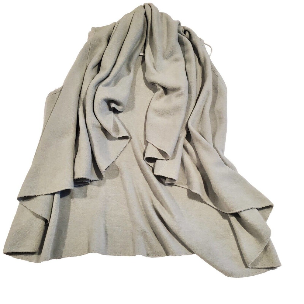 Ice Blue Shawled SWEATER VEST BY The LOOK ONE SIZE O/S Classic